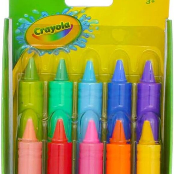 NEW Crayola -10 count-Retractable Crayola bathtub crayons. - Picture 1 of 8